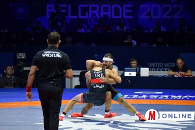 Máté nyakon csípte az olimpiai bajnokot (Molnár Edvárd felvétele)