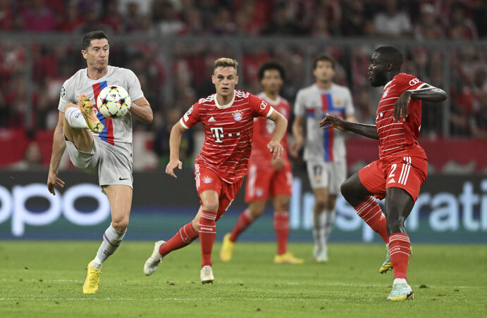Lewandowski nem tudott betalálni egykori csapata ellen (Fotó: Beta/AP) Lewandowski nem tudott betalálni egykori csapata ellen (Fotó: Beta/AP)
