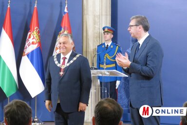 Aleksandar Vučić: Szerbia Orbán Viktorban a legnagyobb és legőszintébb barátját köszöntheti (Miklós Hajnalka felvétele)