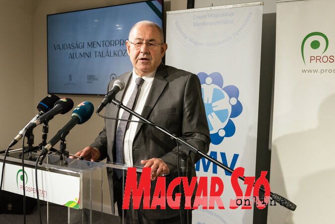 Pásztor isván: A szülőföldön való boldogulás a vállalkozást, a munkavállalást és a szociális biztonságot jelenti (Fotó: Molnár Edvárd felvétele)