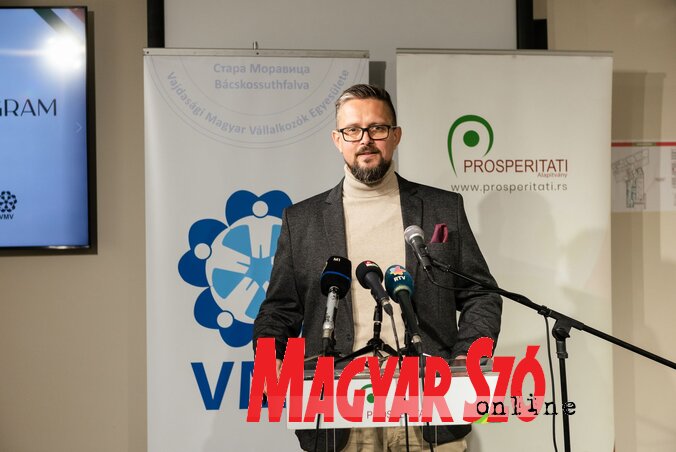 Juhász Bálint: Lehetetlen euróban, kilóban, méterben vagy százalékokban mérni a mentorprogram közvetlen eredményét (Fotó: Molnár Edvárd felvétele)