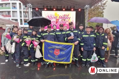 A kishegyesi tűzoltók a hagyományőrző versenyen Budapesten