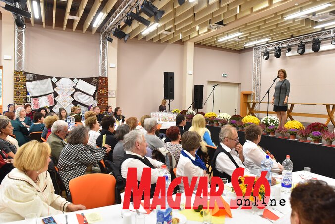 A rendezvényt Dobó Márta nyitotta meg (Fotó: Molnár Edvárd)