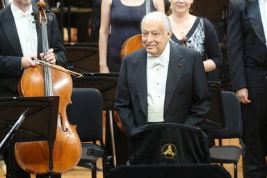 A Belgrádi Filharmónia fennállása száz évének alkalmából tartott ünnepi koncerten (Fotó: Művelődési minisztérium)