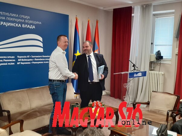 Kókai Roland és Vladimir Gajić (Fotó: Dancsó Áron) Kókai Roland és Vladimir Gajić (Fotó: Dancsó Áron)
