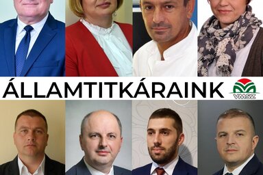 A kinevezett államtitkárok arcképcsarnoka (Fotó: Pásztor Bálint/Facebook)