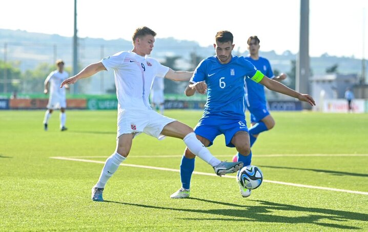 A norvég és a görög fiúk meccse összesen kilenc találatot hozott (Fotó: starsports.gr) A norvég és a görög fiúk meccse összesen kilenc találatot hozott (Fotó: starsports.gr)