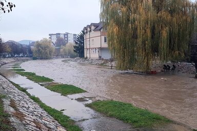 A Novi Pazar-iak a Raška folyó kiömlésétől tartottak (Fotó: Beta)