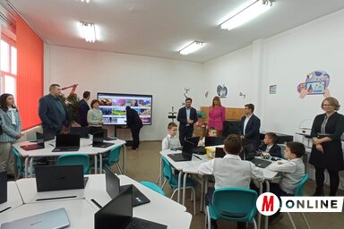 Az új tantermet több tanítási órán is használják majd az iskola diákjai (Kancsár Izabella felvétele)