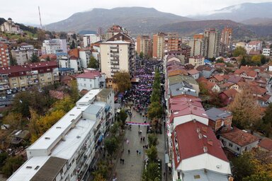 Kosovska Mitrovica északi része (REUTERS/Fatos Bytyci)