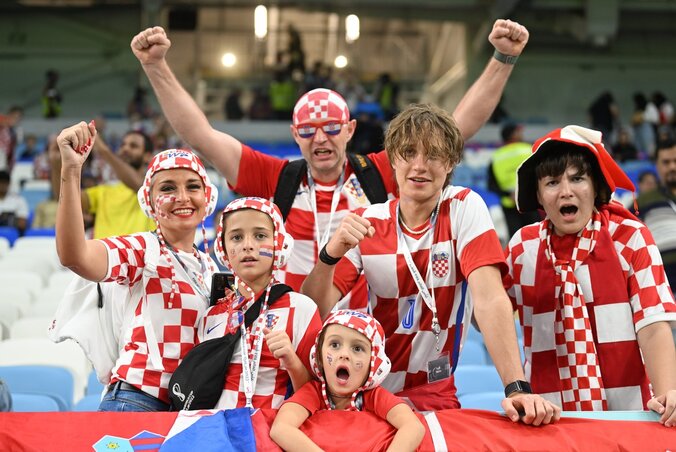 A horvát szurkolóknak volt okuk az ünneplésre… (Fotó: Profimedia)