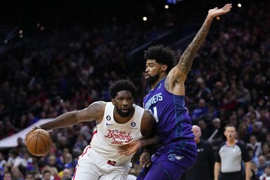 Ha a Phillynek acélosabb lenne a győzelmi mérlege, Embiid MVP-esélyes lenne (Fotó: Beta/AP)