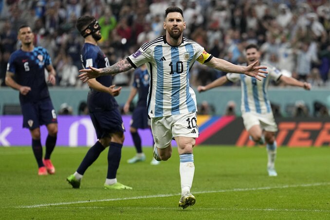 Lionel Messi gólt lőtt és gólpasszt is adott (Fotó: Beta/AP)
