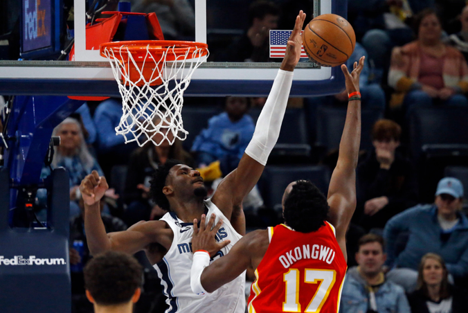 Légvédelem Jackson Jr. módra (Fotó: NBA) Légvédelem Jackson Jr. módra (Fotó: NBA)