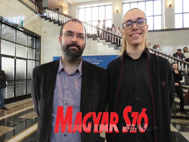 Szobonya Dávid és mentora, Esztelecki Péter (Fotó: Albert Éva) Szobonya Dávid és mentora, Esztelecki Péter (Fotó: Albert Éva)
