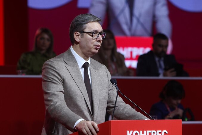 Az államfő is felszólalt a szocialisták pártkongresszusán (Fotó: FoNet) Az államfő is felszólalt a szocialisták pártkongresszusán (Fotó: FoNet)