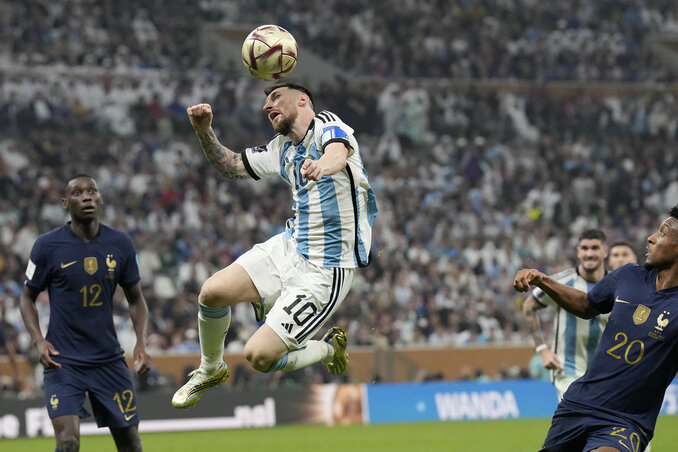Messi feltette a koronát a pályafutására (Fotó: Beta/AP)