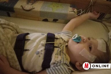 Tomi egy alvásvizsgálaton is átesett (Jablonszki Anikó felvétele)