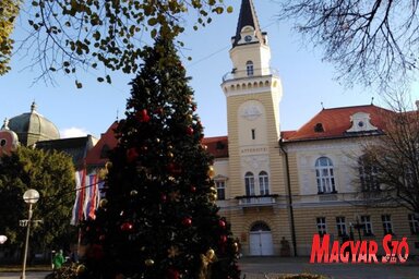 A nagykikindai önkormányzat épülete (Vidács Hajnalka felvétele)
