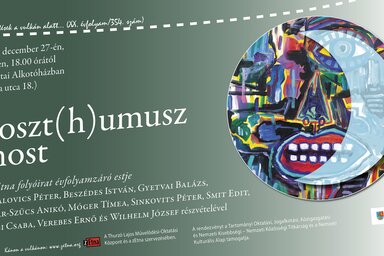 Az irodalmi est plakátja