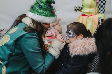 Arcfestés a legkisebbeknek (Opština Bečej/Facebook)