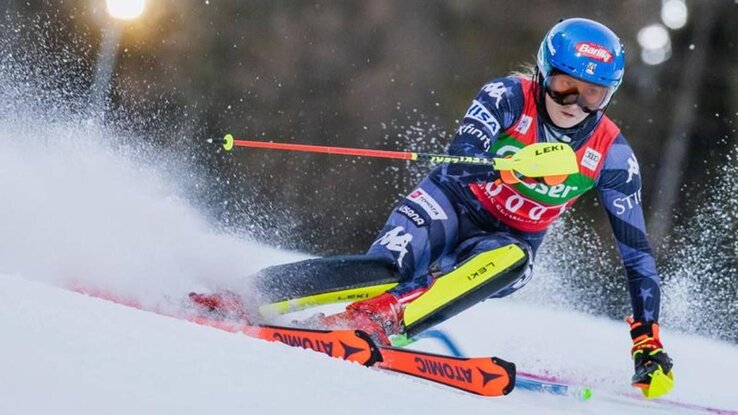 Mikaela Shiffrin (Fotó: Italy 24 News English) Mikaela Shiffrin (Fotó: Italy 24 News English)