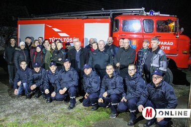 Eddig traktorral vonultak a tűzesethez Tóthfaluban