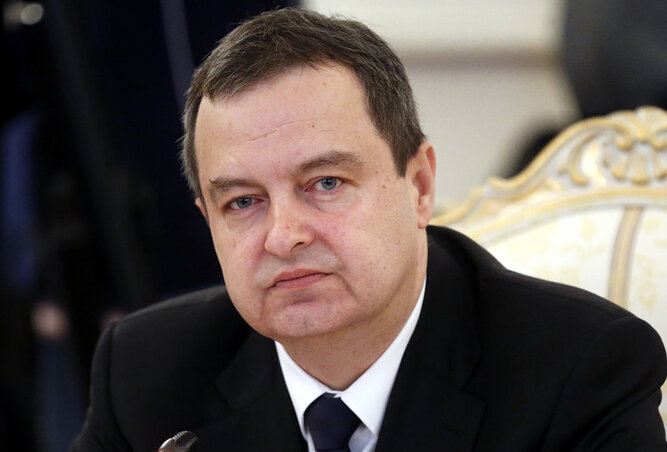 Ivica Dačić (Fotó: EPA/Maksim Shipenkov) Ivica Dačić (Fotó: EPA/Maksim Shipenkov)