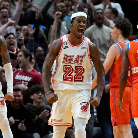 Butler eufórikus teljesítménnyel nyerte meg a meccset a Miaminak (Fotó: Sports Illustrated) Butler eufórikus teljesítménnyel nyerte meg a meccset a Miaminak (Fotó: Sports Illustrated)