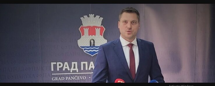 Aleksandar Stevanović, Pancsova polgármestere (Fotó: pancevo.city) Aleksandar Stevanović, Pancsova polgármestere (Fotó: pancevo.city)