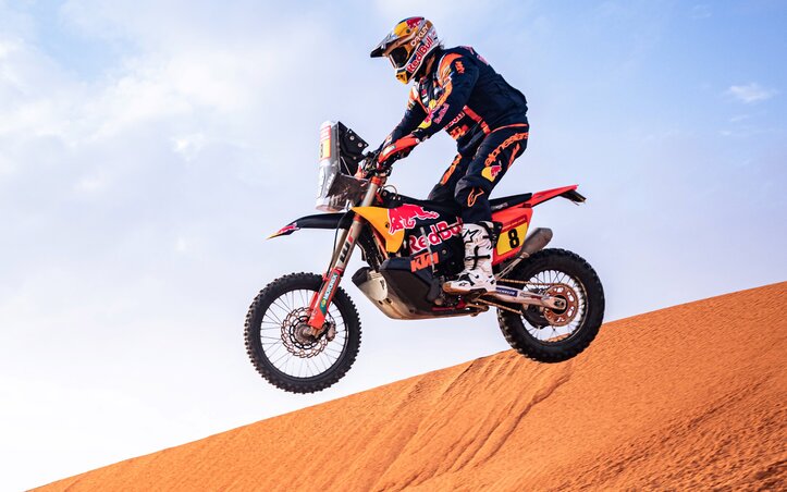 Price a végjátékban ugrott az élre (Fotó: dakar.com) Price a végjátékban ugrott az élre (Fotó: dakar.com)
