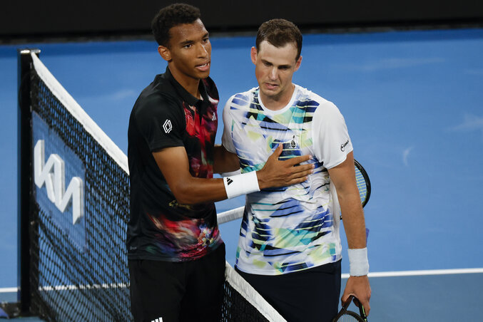 Felix Auger-Aliassime nyerte meg a kanadai rangadót (Fotó: Beta/AP) Felix Auger-Aliassime nyerte meg a kanadai rangadót (Fotó: Beta/AP)