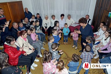 A Csengettyű Óvoda csoportja is készült egy rövid összeállítással (Fotó: Gergely Árpád felvétele)