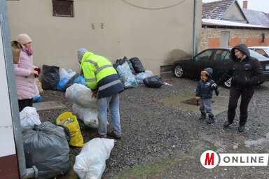 Az adai óvodások 170 kilónyi műanyag palackot gyűjtötte össze (Fotó: Csincsik Zsolt)