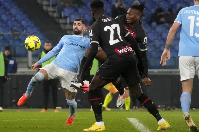 A Lazio a közvetlen élmezőnybe került, és tett egy szívességet a Napolinak (Fotó: Beta/AP)