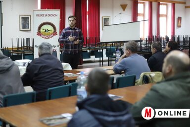 Pletikoszity Árpád a dróntechnológia előnyeiről beszélt (Lakatos János felvétele)