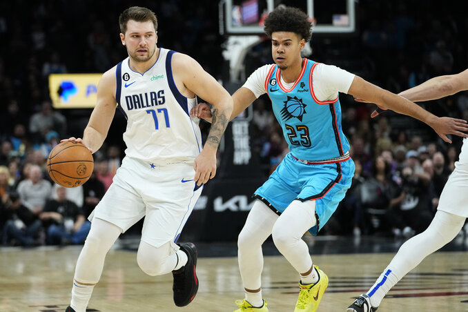 Dončić mindössze három percet játszott Phoenixben (Fotó: Beta/AP) Dončić mindössze három percet játszott Phoenixben (Fotó: Beta/AP)