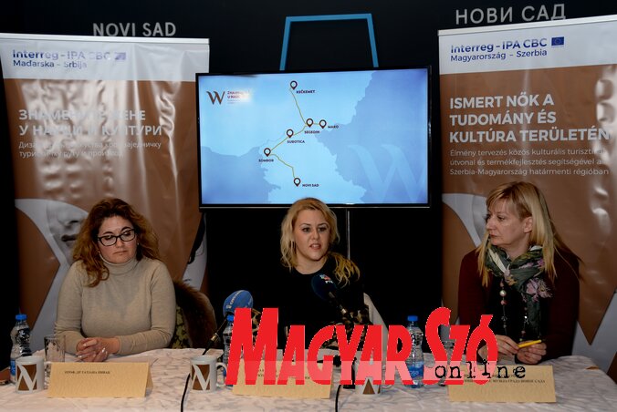 Dr. Tatjana Pivac, Vesna Iković és Ivana Jovanović Gudurić a sajtótájékoztatón (Fotó: Dávid Csilla) Dr. Tatjana Pivac, Vesna Iković és Ivana Jovanović Gudurić a sajtótájékoztatón (Fotó: Dávid Csilla)