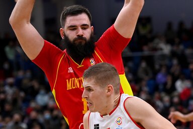 Nehéz volt a hórihorgas montenegróiakkal (Fotó: MTI)