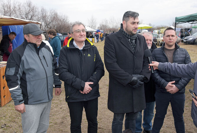 A politikusok is kilátogattak a vásárba (Fotó: Gergely Árpád)