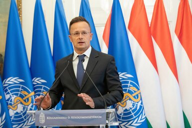 Szijjártó Péter (Fotó: MTI)