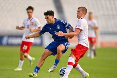 Az olasz–lengyel meccsen született döntetlen az előbbi csapatnak kedvezett (Fotó: Italy 24 Press News)