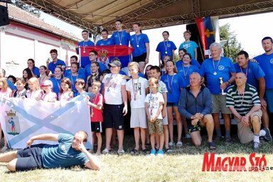 A Kanizsa Úszóklub tagjai (a szerző felvétele)