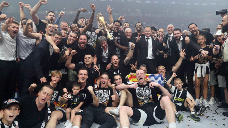 A Partizan 2013 óta először nyerte meg a regionális bajnokságot (Fotó: Koš Magazin) A Partizan 2013 óta először nyerte meg a regionális bajnokságot (Fotó: Koš Magazin)