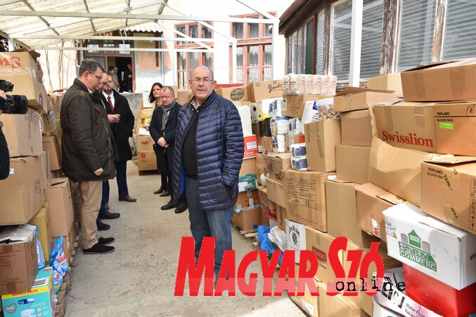 Pásztor István: Az összegyűjtött adomány értéke megközelítőleg 50 ezer euró (Fotó: Molnár Edvárd)