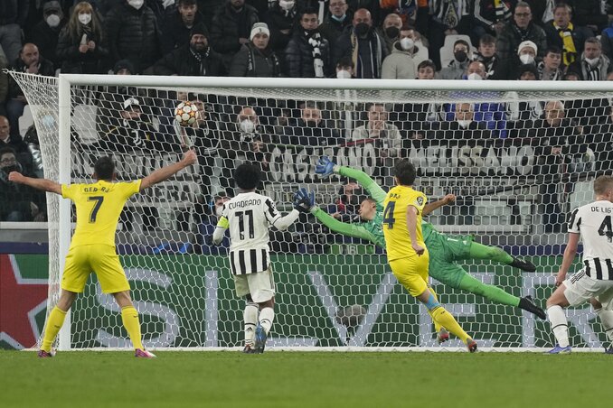 Pau Torres gólja megpecsételte a Juventus sorsát (Fotó: Beta/AP)