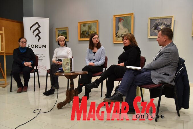A Vinkler Imre kismonográfia bemutatója a Szabadkai Városi Múzeumban (Fotó: Molnár Edvárd) A Vinkler Imre kismonográfia bemutatója a Szabadkai Városi Múzeumban (Fotó: Molnár Edvárd)