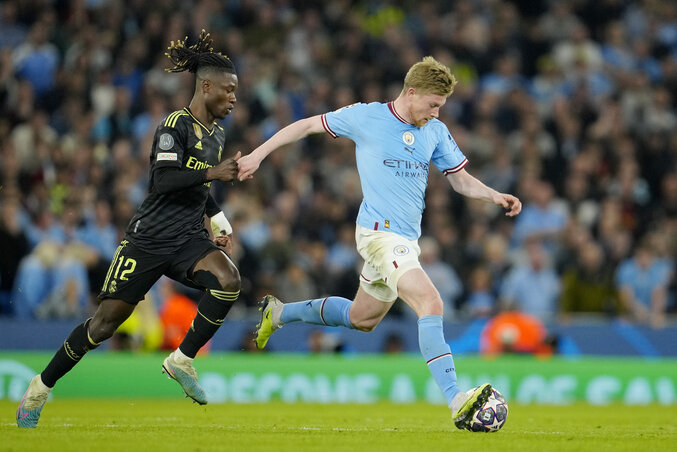 Kevin De Bruyne tökéletesen szervezte a City játékát (Fotó: Beta/AP)