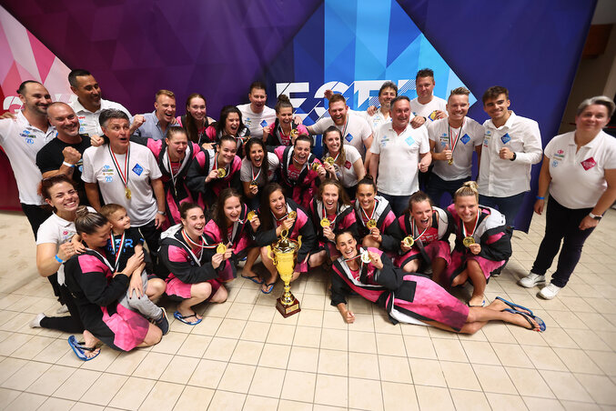 Az Eger csapata harmadik alkalommal lett magyar bajnok (Fotó: MVLSZ)
