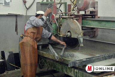 Az óbecsei Kamenpromet kőfaragóműhelyben fontos a minőség (Fotó: Gergely Árpád)